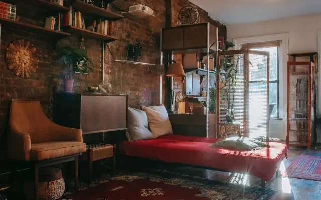 Sypialnia w stylu retro